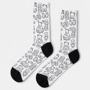 Baby-Spielzeug-Muster Socken