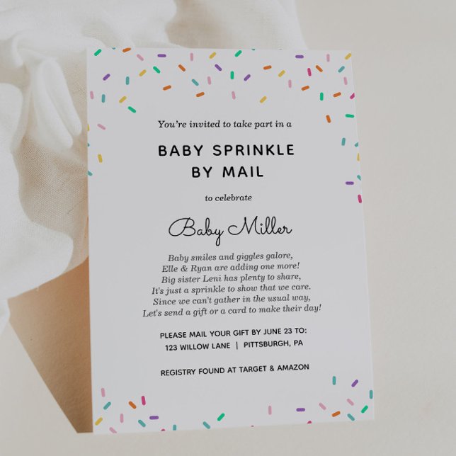 Baby Sprinkle by Mail Einladung (Von Creator hochgeladen)