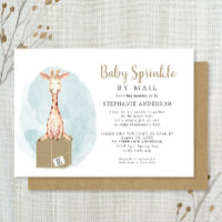 Baby Sprinkle by Mail - neutrale Giraffe + Box