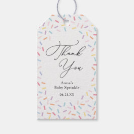 Baby Sprinkle Confetti Gift Tags Geschenkanhänger