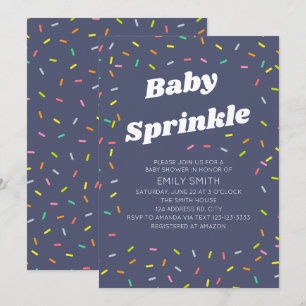 Baby Sprinkle Einladung