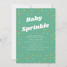 Baby Sprinkle Einladung