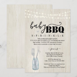 Baby Sprinkle GRILLEN - Couple's Baby Q Barbeque I Einladung
