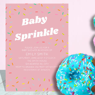 Baby Sprinkle ist ein Brauch in den Vereinigten St Einladung
