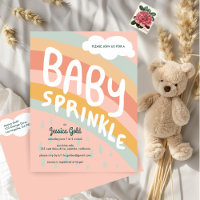 BABY SPRINKLE Niedliche Wolken Regenbogenregen Cus