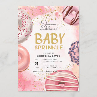 BABY SPRINKLE Party Einladung
