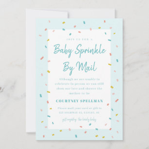 Baby Sprinkle per Post Baby Shower Einladungen