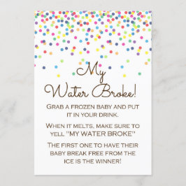Baby Sprinkled Baby Showroom Sign Size 12x18" Einladung