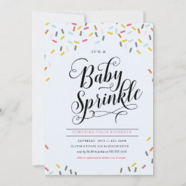 BABY SPRINKLES CONFETTI INVITATION EINLADUNG