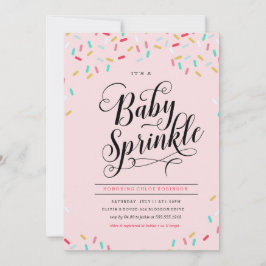 BABY SPRINKLES CONFETTI INVITATION EINLADUNG