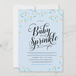BABY SPRINKLES CONFETTI INVITATION EINLADUNG