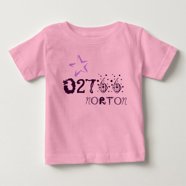 Baby-Stadt-ZIPcode Shirt (Vorderseite)