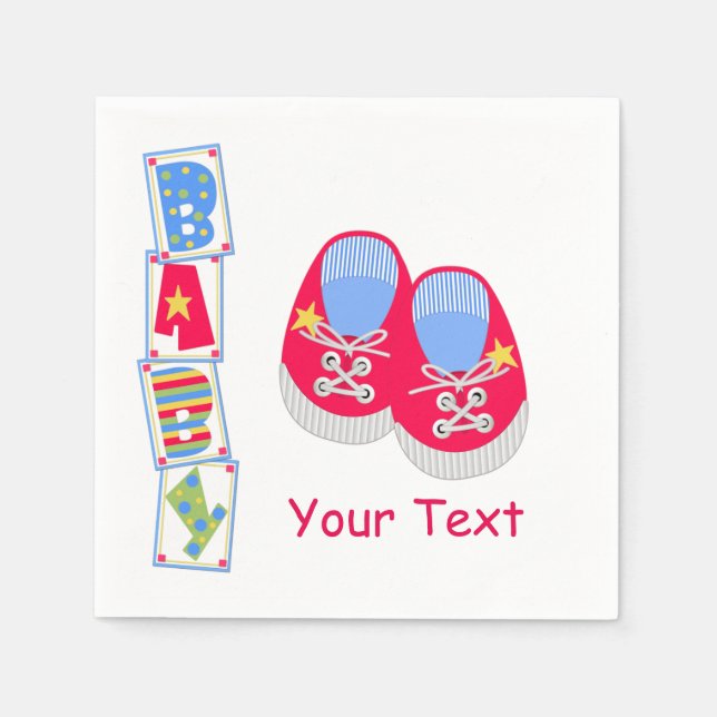 Baby Standard Cocktail Napkins Serviette (Vorderseite)