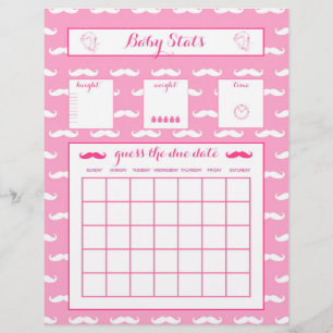 Baby Stats raten das passende Date Baby Duschspiel