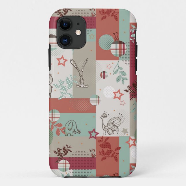Baby-Steppdecken-Muster 2 Case-Mate iPhone Hülle (Rückseite)