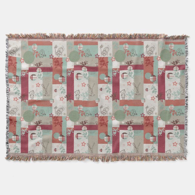 Baby-Steppdecken-Muster 2 Decke (Vorderseite)