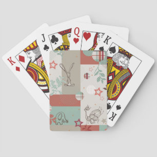 Baby-Steppdecken-Muster 2 Spielkarten
