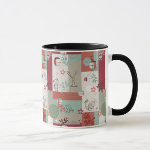 Baby-Steppdecken-Muster 2 Tasse