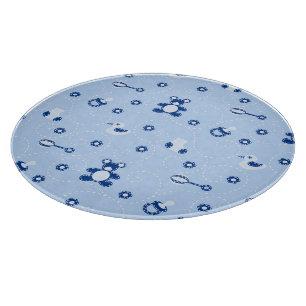 Baby-Steppdecken-Muster Schneidebrett