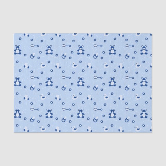 Baby-Steppdecken-Muster Seidenpapier (Vorderseite)
