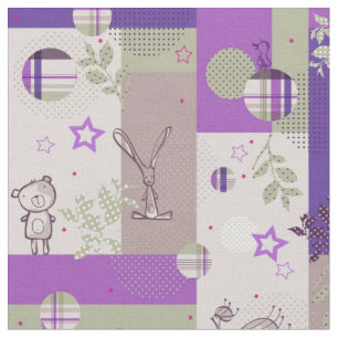 Baby-Steppdecken-Muster Stoff