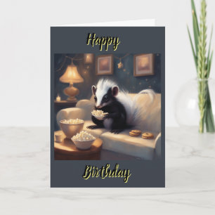 Baby Stinktier kleiner Stinker Geburtstag Karte