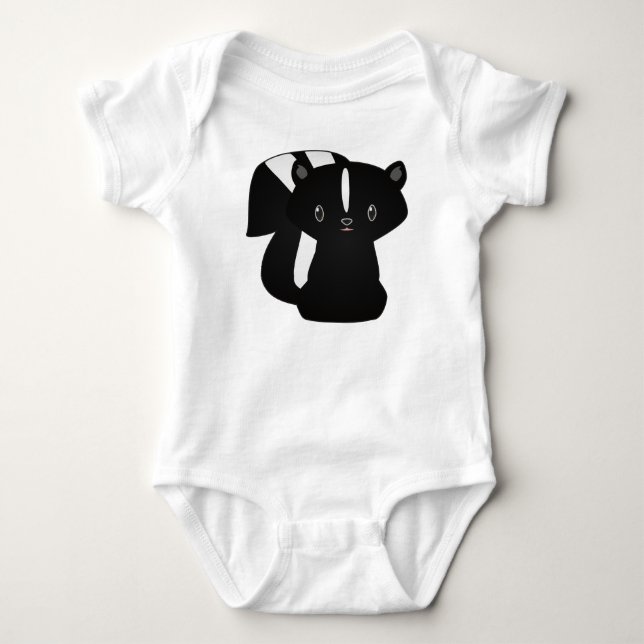 Baby-Stinktier-Shirt Baby Strampler (Vorderseite)