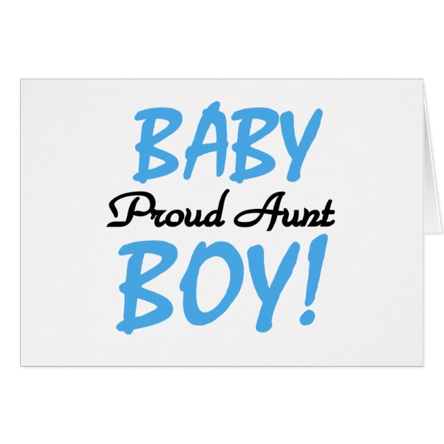 Baby-stolze Tante (Vorderseite (Horizontal))