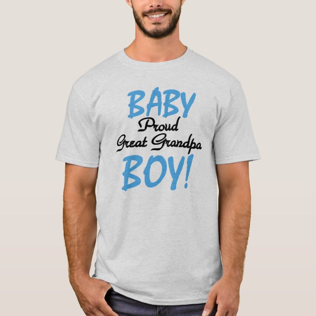Baby-stolzer großer Großvater T-Shirt (Vorderseite)