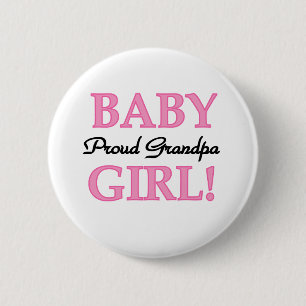 Baby-stolzer Großvater Button