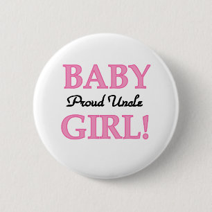 Baby-stolzer Onkel Button