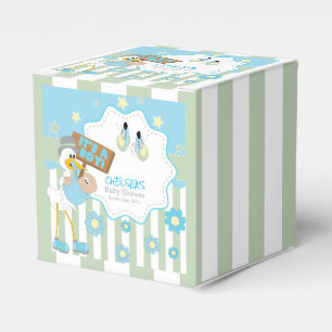 Baby-Storch-Baby-Dusche Geschenkschachtel