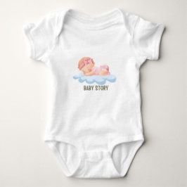 Baby Story Baby schlafen Wolken Baby Body Anzugs Baby Strampler