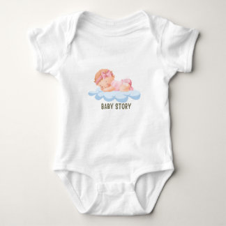 Baby Story Baby schlafen Wolken Baby Body Anzugs Baby Strampler