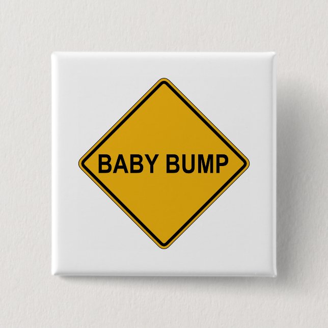 Baby-Stoß-Mutterschaft Button (Vorderseite)