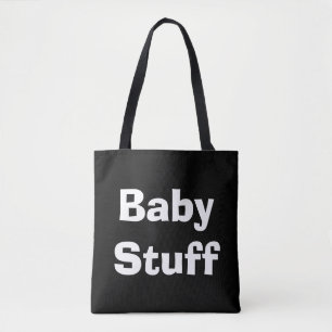 Baby Stuff Black and White Tasche