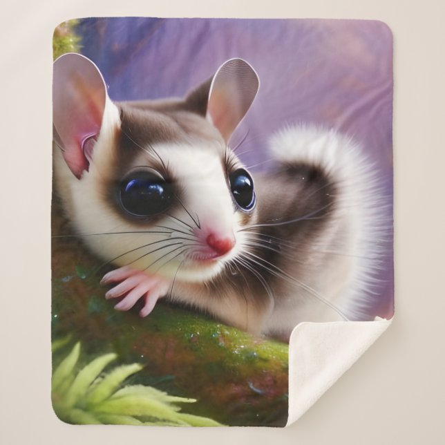 Baby Sugar Glider Sherpadecke (Vorderseite)