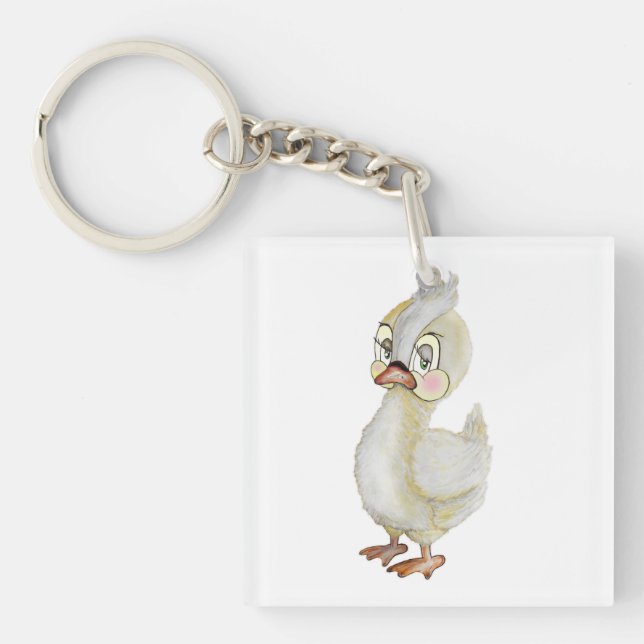 Baby Swan Schlüsselanhänger (Vorderseite)