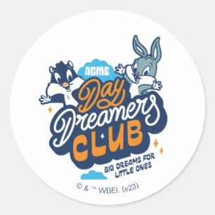 Baby SYLVESTER™ & BUGS BUNNY™ Day Dreamers Club Runder Aufkleber
