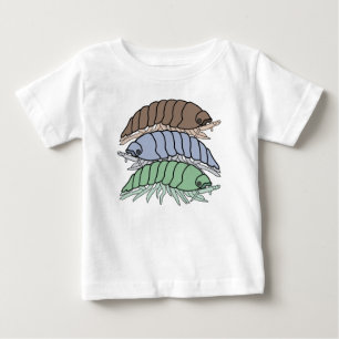 Baby-T-Shirt - 3 Rollasseln (weiß) Baby T-shirt