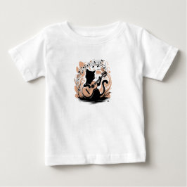 Baby T - Shirt - Black Cat