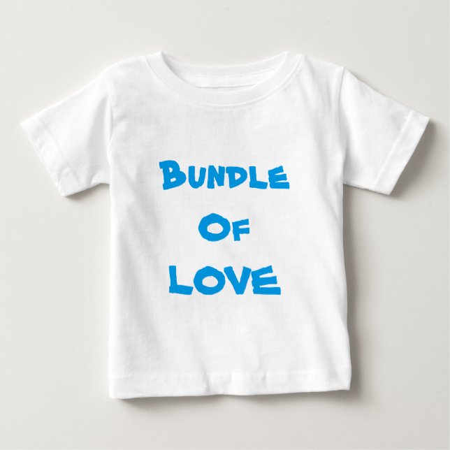 BABY T - SHIRT "Bundle of Liebe" Teemaschine (Vorderseite)