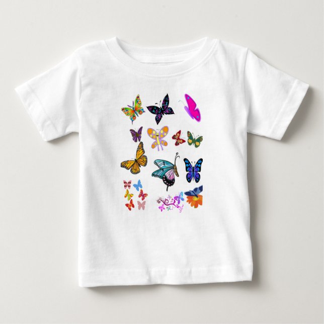 Baby T - Shirt Butterfly (Vorderseite)