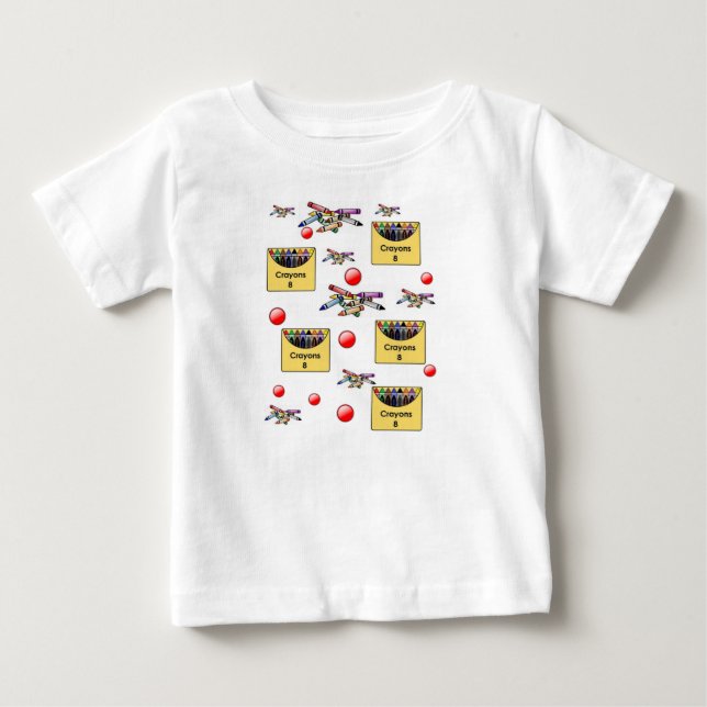 Baby T - Shirt Crayon (Vorderseite)