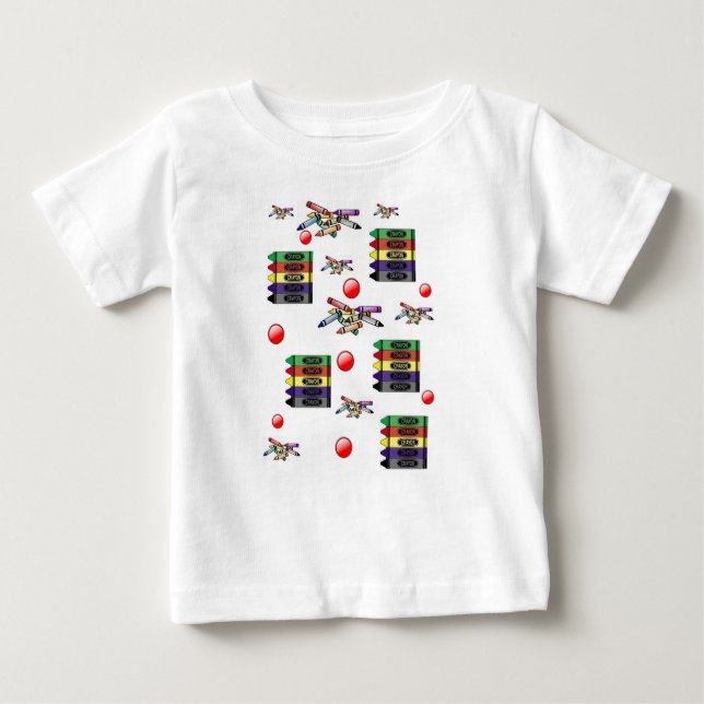 Baby T - Shirt Crayon (Vorderseite)