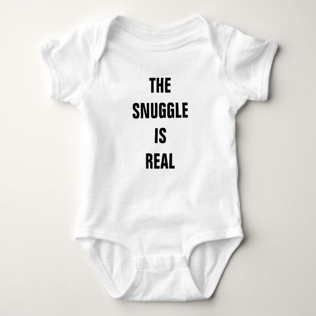 Baby-T-Shirt - der SNUGGLE Baby Strampler (Vorderseite)