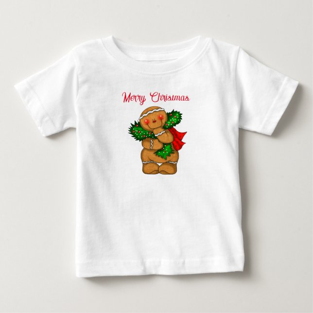 Baby T-shirt Gingerbread Personne (Devant)