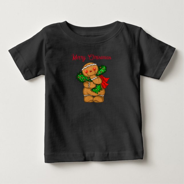 Baby T-shirt Gingerbread Personne (Devant)