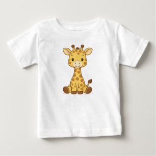 Baby-T-Shirt, Giraffen-Shirt, Safari-Baby, Dschung Baby T-shirt