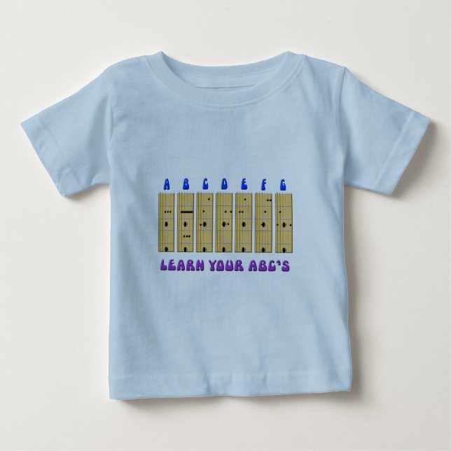 Baby-T - Shirt Gitarre ABCs (Vorderseite)